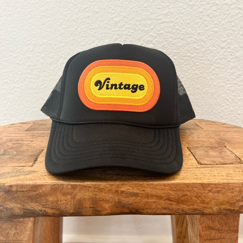 NEW! Vintage trucker hat. SO FUN for all ages.